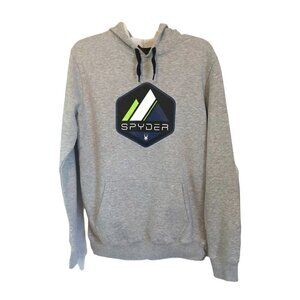 Spider Grey Hoodie  Adult Med